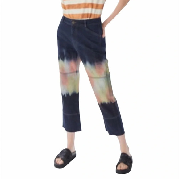 BDG Urban Outfitters Tie-Dyed Carpenter Jeans‎ - Picture 1 of 16